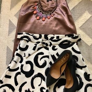 EUC Zara Woman Flared Flirty Skirt Size M